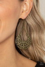 Load image into Gallery viewer, Country Cornucopia Brass Earrings