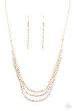 Load image into Gallery viewer, Surreal Sparkle Gold Necklace