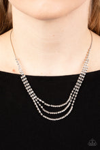 Load image into Gallery viewer, Surreal Sparkle White Necklace