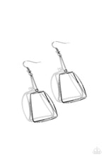 Load image into Gallery viewer, Trapezoidal Transcendence Black Earring