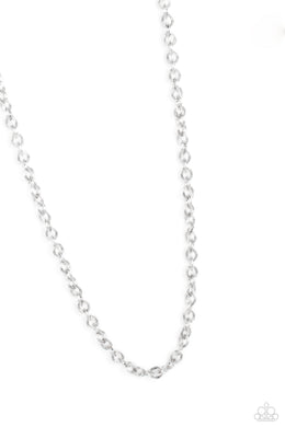 Its GOAL Time Silver Men's Necklace