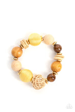 Load image into Gallery viewer, Happily Homespun Yellow Bracelet