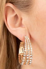 Load image into Gallery viewer, Cosmopolitan Cool Gold Hoop Earrings