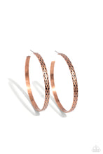 Load image into Gallery viewer, HOOP-De-Do Copper Hoop Earrings