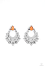 Load image into Gallery viewer, Earthy Zeal Orange Post Earrings