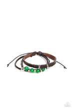 Load image into Gallery viewer, Amplified Aloha Green Pull Cord Bracelet