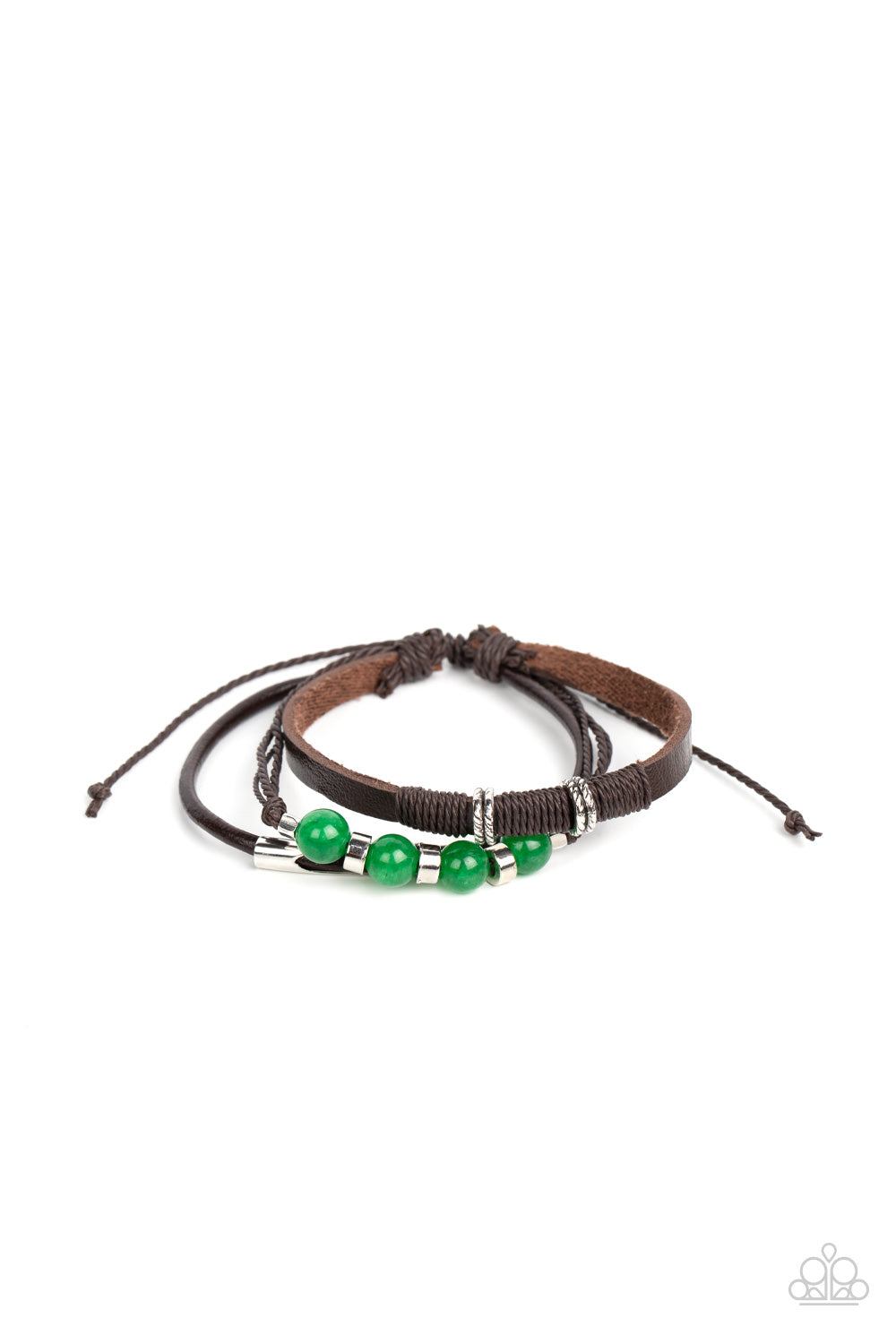 Amplified Aloha Green Pull Cord Bracelet