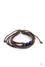 Load image into Gallery viewer, Rest Easy Blue Pull Cord Bracelet