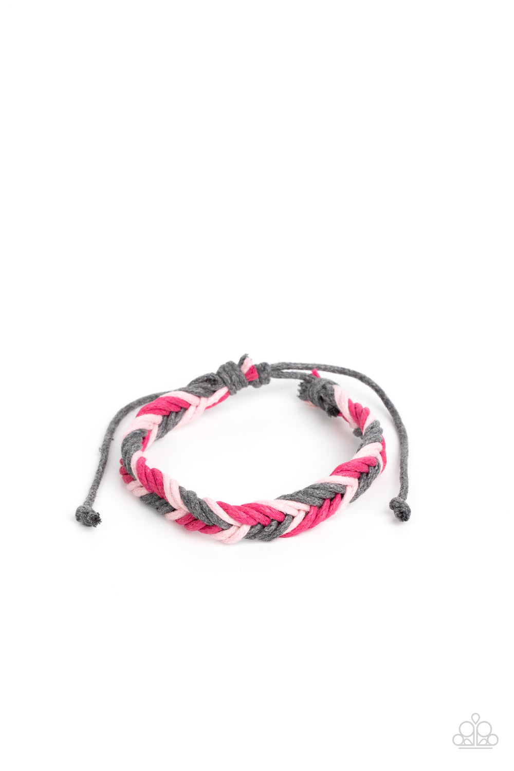 Travel Mode Pink Pull Cord Bracelet