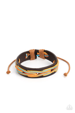 STRING-a-Ding-Ding Orange Pull Cord Bracelet
