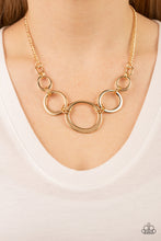 Load image into Gallery viewer, Short Circuit Gold Necklace