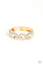Load image into Gallery viewer, For the Win Gold Hinged Bracelet