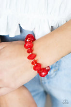 Load image into Gallery viewer, Keep Glowing Forward Red Bracelet