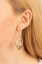 Load image into Gallery viewer, Beautifully Bejeweled Gold Earrings