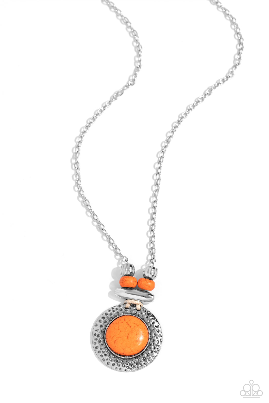 Archipelago Artisan Orange Necklace