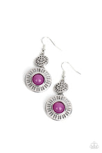 Load image into Gallery viewer, Ocean Orchard Purple Earrings