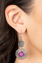 Load image into Gallery viewer, Ocean Orchard Purple Earrings