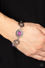 Load image into Gallery viewer, Coastal Charmer Purple Bracelet