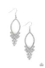 Load image into Gallery viewer, GLOWING off the Deep End White Earrings