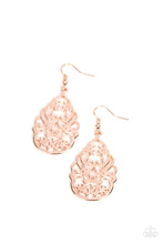 Load image into Gallery viewer, Vineyard Vista Rose Gold Earrings