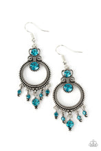 Load image into Gallery viewer, Palace Politics Blue Earrings