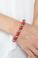 Load image into Gallery viewer, Stone Age Aesthetic Red Bracelet