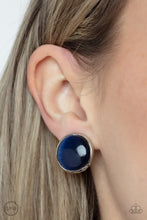 Load image into Gallery viewer, Cool Pools Blue Clip On Earrings