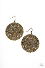 Load image into Gallery viewer, The Whole Nine VINEYARDS Brass Earrings