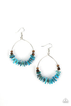Load image into Gallery viewer, Hawaiian Kiss Blue Earrings