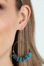 Load image into Gallery viewer, Hawaiian Kiss Blue Earrings