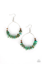 Load image into Gallery viewer, Hawaiian Kiss Green Earrings