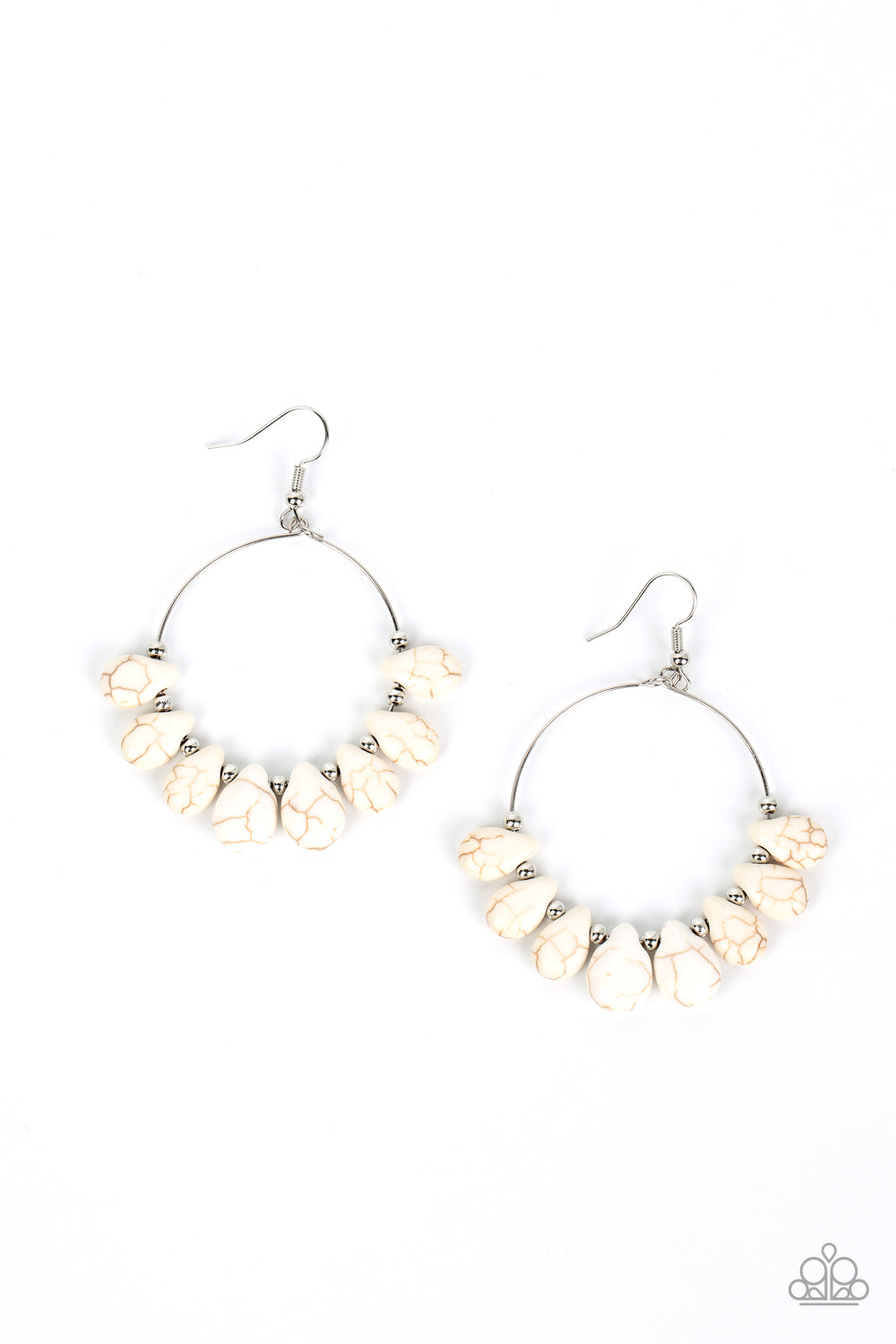 Canyon Quarry White Earrings