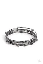 Load image into Gallery viewer, Metro Satellite Black Bangles