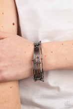 Load image into Gallery viewer, Metro Satellite Black Bangles