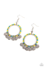 Load image into Gallery viewer, Bohemian Beach Blast Green Earrings
