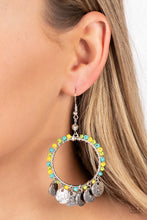 Load image into Gallery viewer, Bohemian Beach Blast Green Earrings