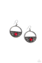 Load image into Gallery viewer, Sandstone Prairie Red Earrings
