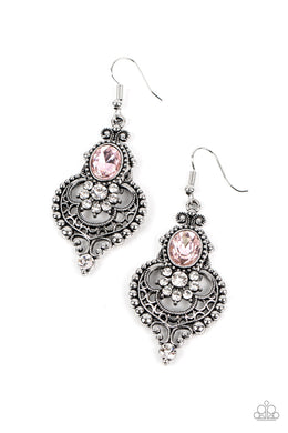 Castle Chateau Pink Earrings