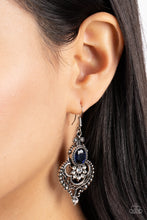 Load image into Gallery viewer, Castle Chateau Blue Earrings