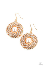 Load image into Gallery viewer, Vintage Vortex Gold Earrings