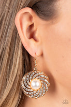 Load image into Gallery viewer, Vintage Vortex Gold Earrings