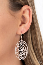 Load image into Gallery viewer, Secret Orchards Rose Gold Earrings