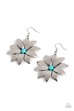 Pinwheel Prairies Blue Earrings