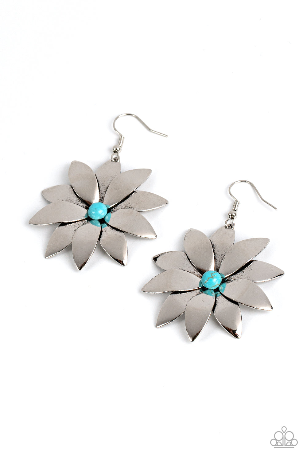 Pinwheel Prairies Blue Earrings