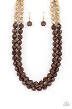 Load image into Gallery viewer, Greco Getaway Brown Necklace