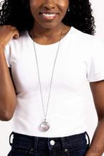 Load image into Gallery viewer, Geo Mine Purple Necklace