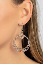 Load image into Gallery viewer, Royal Resort Orange Earrings