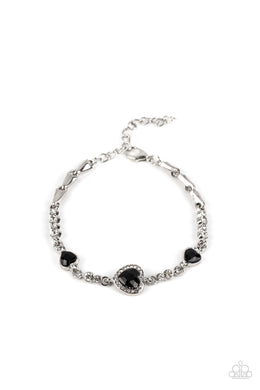 Amor Actually Black Bracelet