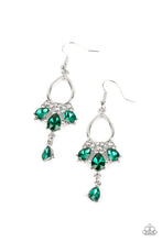 Load image into Gallery viewer, Coming in Clutch Green Earrings