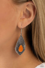 Load image into Gallery viewer, SOUL-ar Flare Orange Earrings